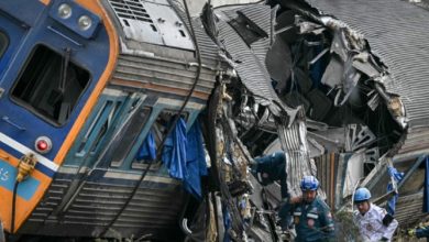 Photo of TRAGEDY: 28 dead as crane collapses on moving train