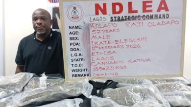 Photo of Luxury lifestyle crumbles as NDLEA nabs real estate boss for alleged multi-million drug syndicate 
