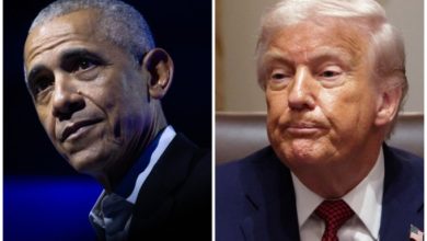 Photo of Obama breaks silence on Trump’s viral clip depicting him as ape