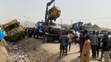 Photo of Abuja Horror: Mother dies shielding baby in devastating multi-vehicle crash