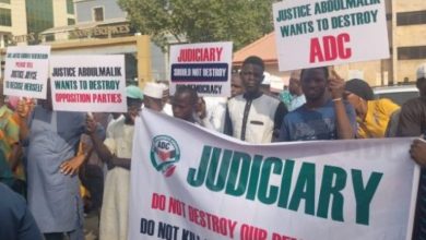 Photo of Allegations of Bias: ADC supporters storm Abuja High Court, demand withdrawal of judge