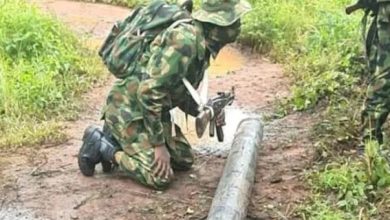 Photo of Troops arrest three suspected terror collaborators in Enugu, destroy shrine